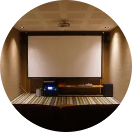 Home theater projector setup service